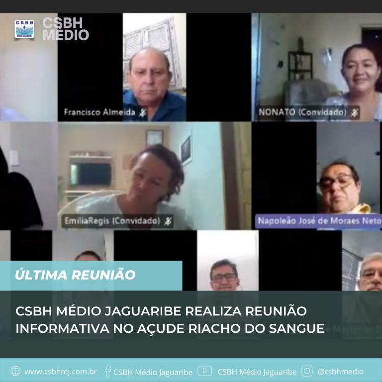 CSBH Médio Jaguaribe realiza Reunião Informativa no açude Riacho do Sangue